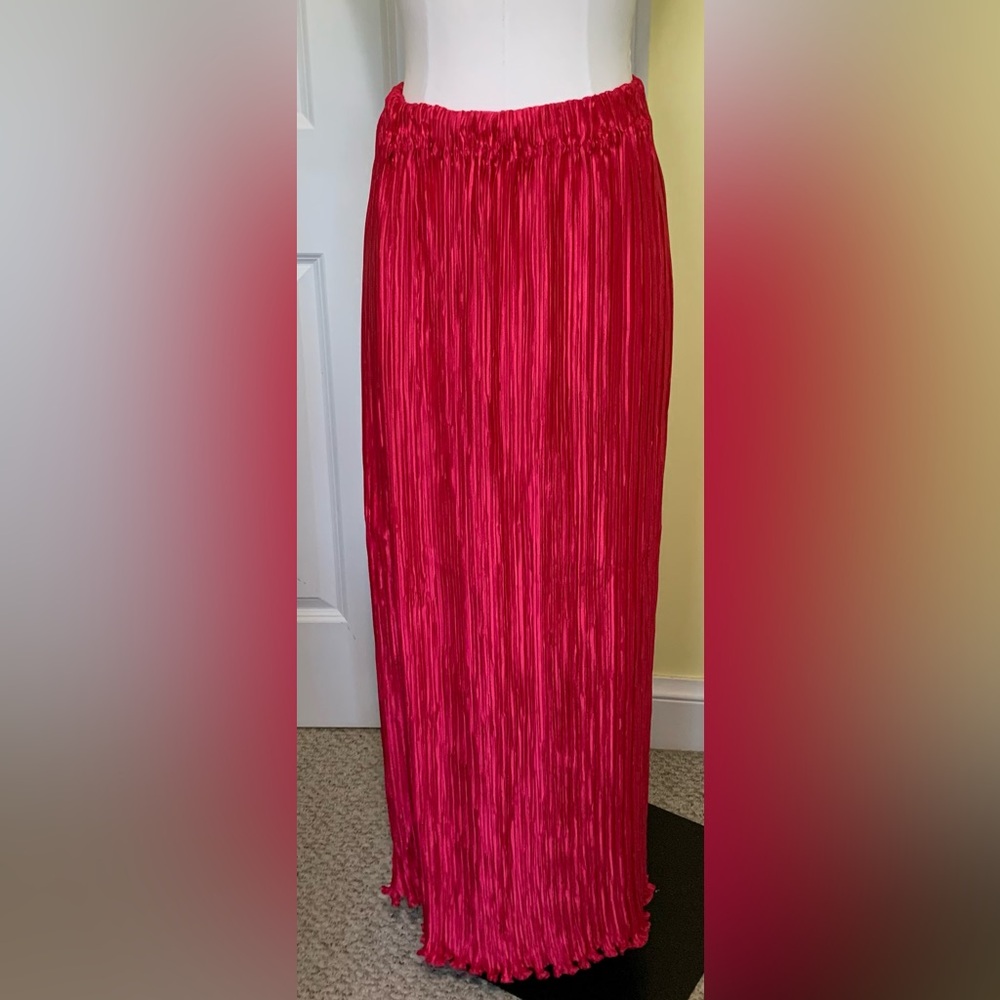 STUNNING VTG George F. Couture Hot Pink 2PC Evening Suit Set - Picture 8 of 10